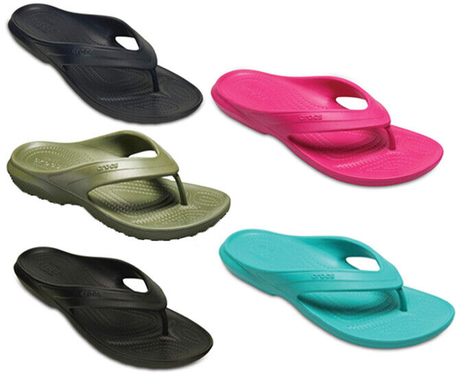 crocs open toe slippers